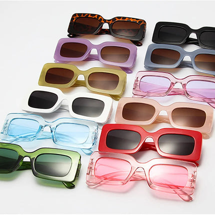 New Vintage Rectangle Sunglasses