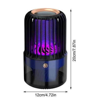 Fly Light Trap Portable Silent Fly Trap Lamp USB Rechargeable Fly