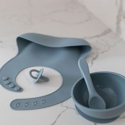 Azul | Silicone Bib Set