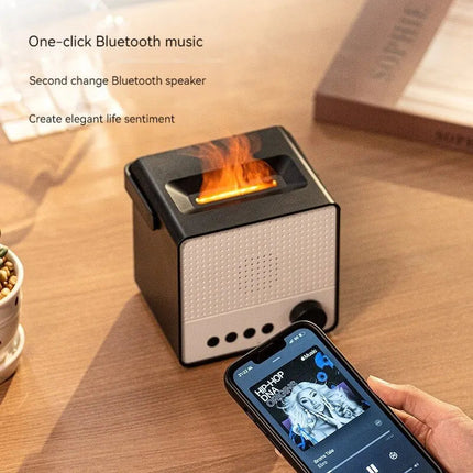 Creative Simulation of Colorful Flame Diffuser Wireless Smart