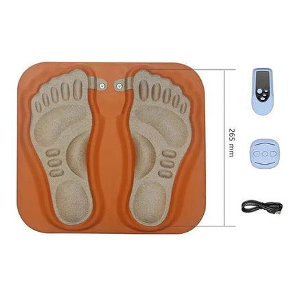 Smart Rechargeable 3D EMS Foot Massage Pad Pulse Relieve Pain Relax