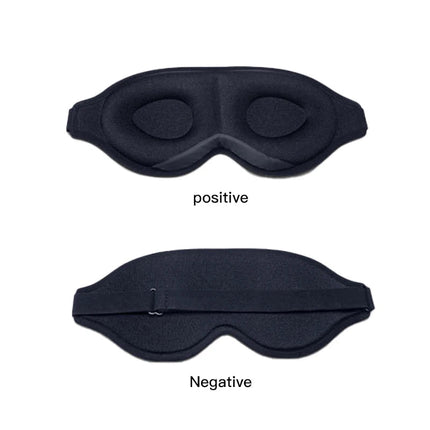 3D Portable Soft Eye Mask Black Fast Sleeping Eye Shade Cover Eye
