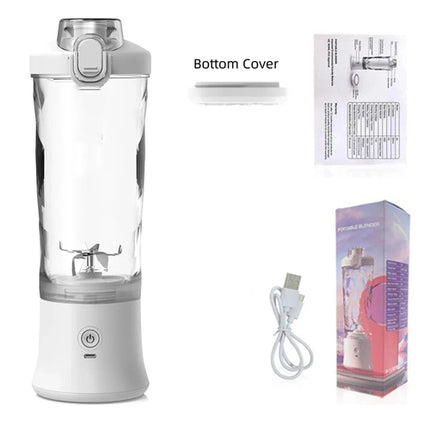4000mAh Portable Juicer Cup 600ML Large Capacity 10-Leaf Blade