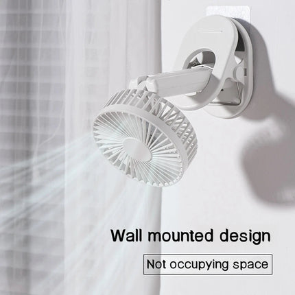 Portable Mini Hand Clip Fan USB Charging Quiet Desktop Electric Fan