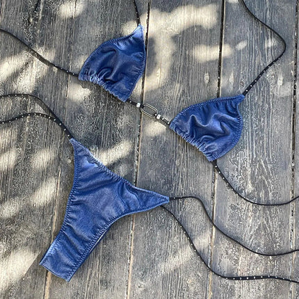 New Micro silk two piece swimsuit