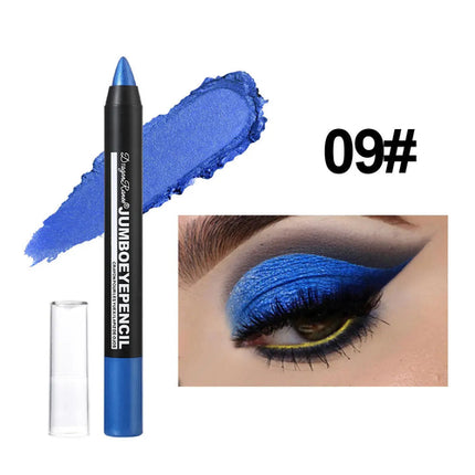 Smoky Dark Green Eyeshadow Pencil Stick Waterproof Pearlescent 12