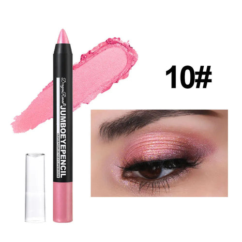 Smoky Dark Green Eyeshadow Pencil Stick Waterproof Pearlescent 12