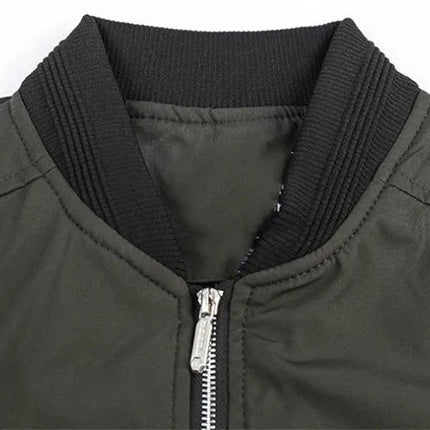Mens Zipped Up Windbreaker Jacket
