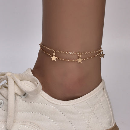 Boho Butterfly Charm Anklet For Women Gold/Silver
