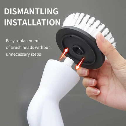 6 in 1 Electric Cleaning Brush Cordless Electric Spin Cleaning