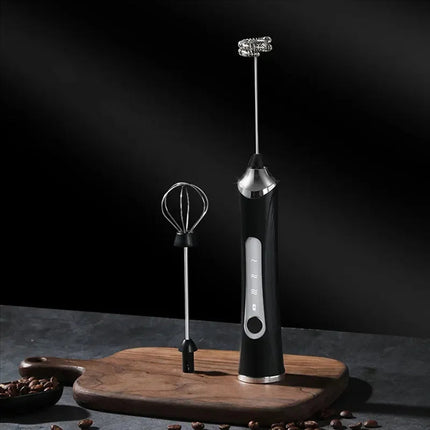 USB Electric Milk Frother Coffee Maker Blender Kitchen Mini Wireless
