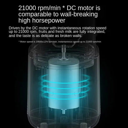 Portable Juicer Blender 300ml Electric Fruit Juicer USB Charging Lemon