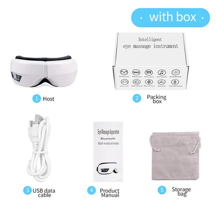 6D Smart Eye Massager Vibration Airbag Compress Eye Care Instrument