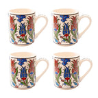 Blue and Red Lined Tulips