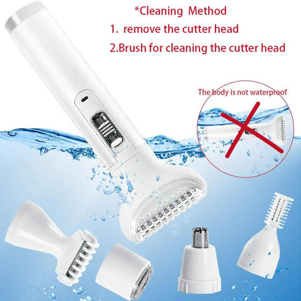 5 in 1 Electric Razor for Women Removal for Body Nose Hair Trimmer