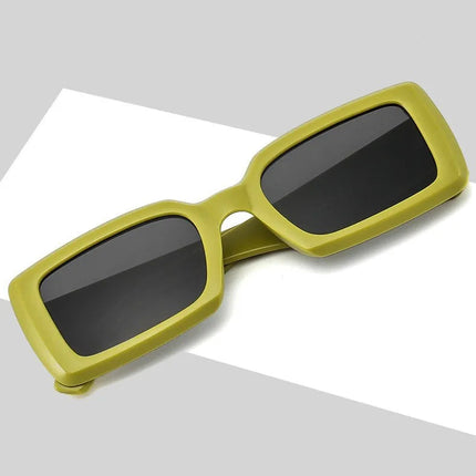 Women Small Rectangle Outdoor Travel Sunglasses