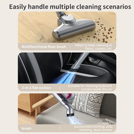 3 in 1 Electric Vacuum Cleaner Strong Suction Handheld Cleaning