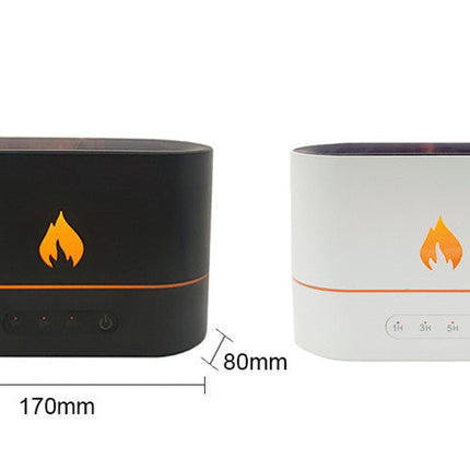 Essential Oil Diffuser With Flaming Effect And Timer