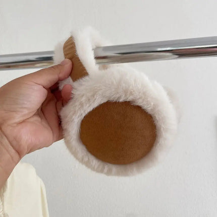 Plush Earmuffs Soft Ear Cap Thicken Foldable Ear Cover Folding Keep