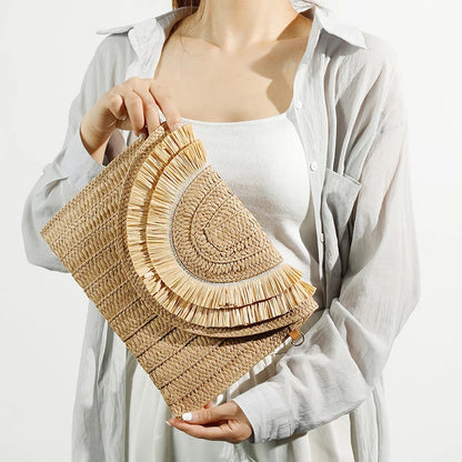 Raffia Straw Weaven Bag