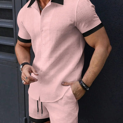 Summer Hawaiian Men's Comfortable Beach shorts set