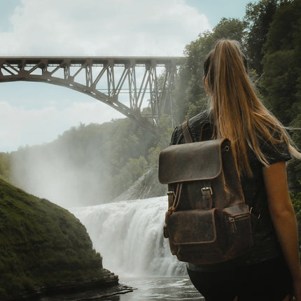 The Hagen Backpack | Vintage Leather Backpack