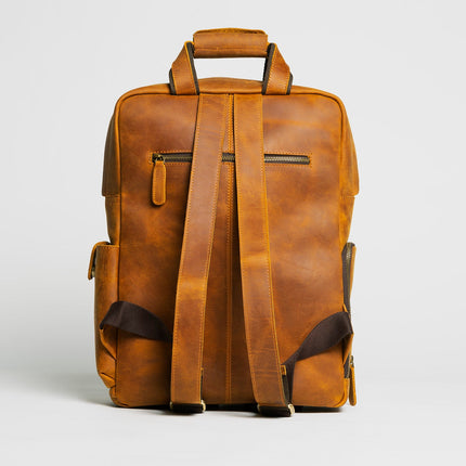 The MANN Bag | Large Capacity Leather Camera Backpack