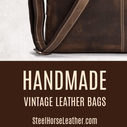 The Welch Briefcase | Vintage Leather Messenger Bag