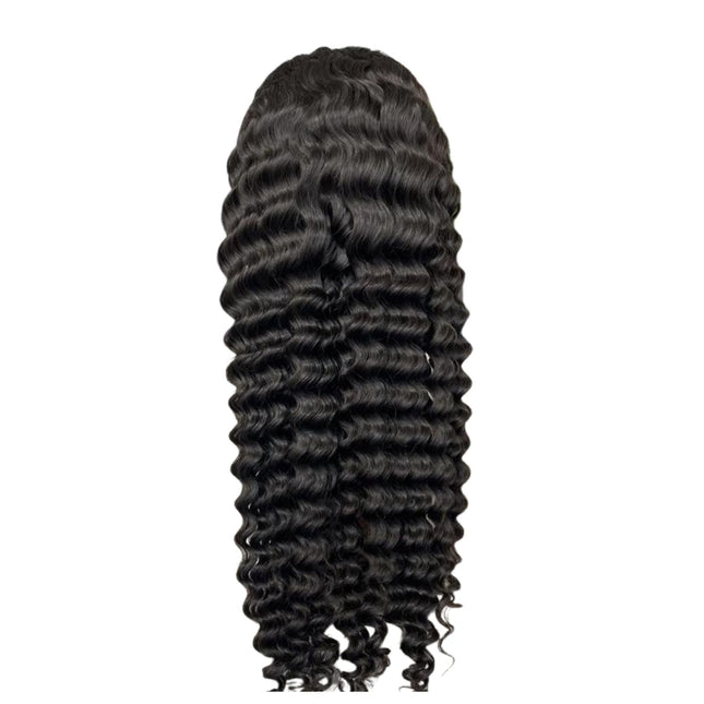 Headband Wig Loose Deep Wave Human Hair Scarf Wig No GLUE Easy Wear