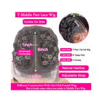 13x6x1 T part Lace Frontal / 10 Inch