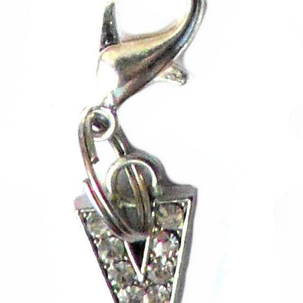A-Z Crystal Letter Pet Charms