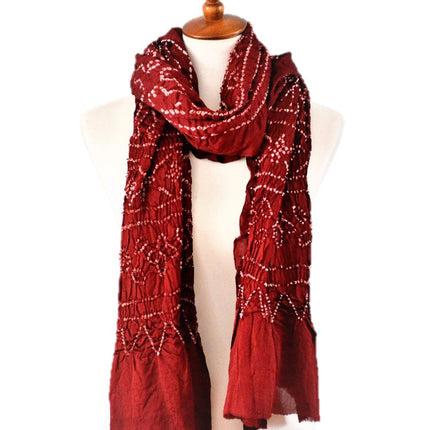 OMSutra Tie-dye designer fashion Silk Scarves