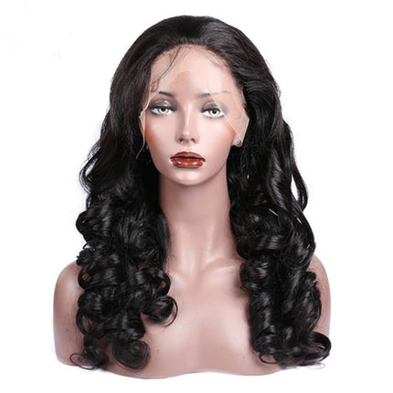 Loose Wave 13x6 Transparent Lace Frontal Brazilian Human Hair Wigs