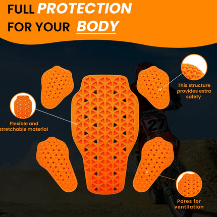 CE Level 1 Certified Armor Pads Set