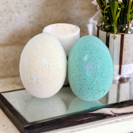 Fizzy Egg Bath Bombs x2 Pack - Yellow & Green
