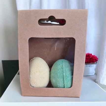 Fizzy Egg Bath Bombs x2 Pack - Yellow & Green