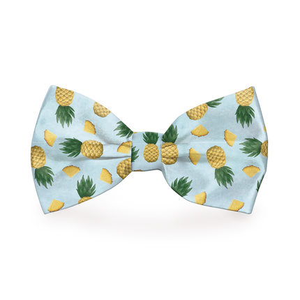 Tropic Like It's Hot Pineapple Dog Bow Tie