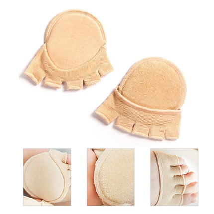 With Forefoot Cushion Women Socks Non Slip Open
