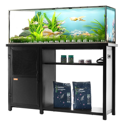 Aquarium Stand, 75 Gallon Fish Tank Stand, 52 X 19.7 X 32.3 In Steel