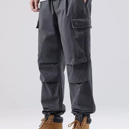 Men's Plus Size Relaxed Fit Cargo Joggers