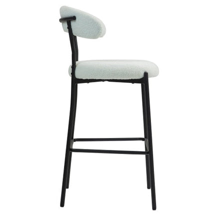 26 Counter Height Bar Stools Teddy Fabric Cover Kitchen Island Counter