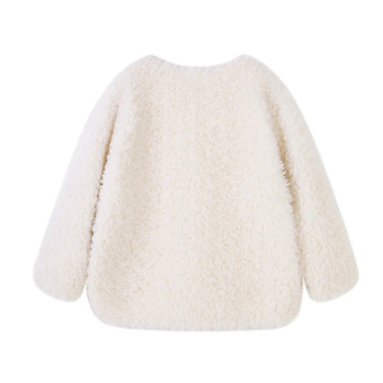 Fleece Button Up Long Sleeve Outerwear