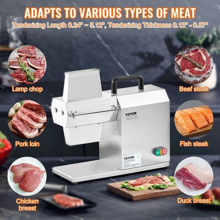 Commercial Meat Tenderizer, Heavy Duty Stainless Steel Kitchen Tool