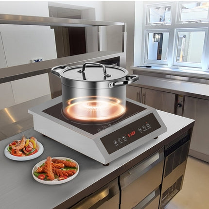 Portable Commercial Induction Cooktop 1800W Countertop Burner 9 Temp