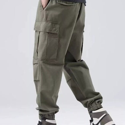 Men's Plus Size Relaxed Fit Cargo Joggers