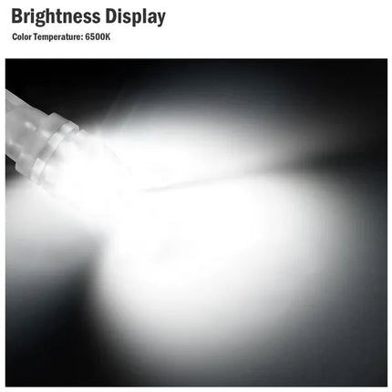 20Pcs LED Car Light Bulbs T10 2323SMD 6500K White Auto Lamps