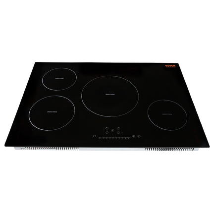 Electric Cooktop, 4 Burners, 30 Induction Stove Top, Built-in Magnetic