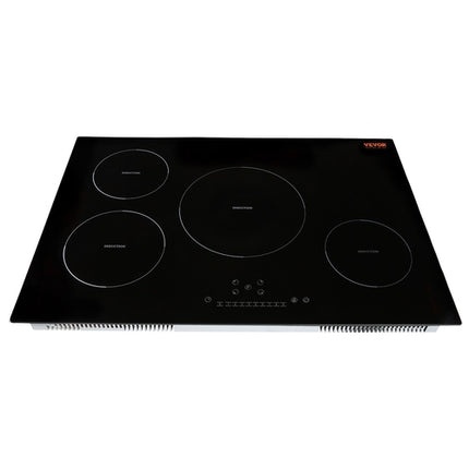 Electric Cooktop, 4 Burners, 30 Induction Stove Top, Built-in Magnetic