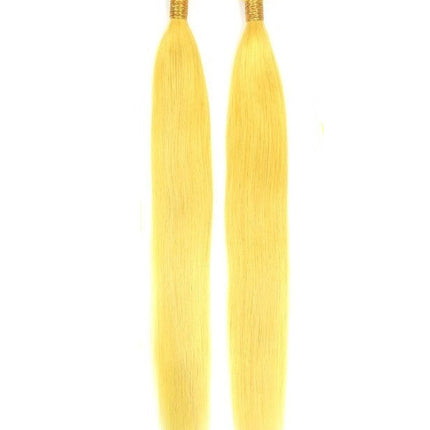 #Yellow 10A Grade #1B/Yellow Straight 3/4 BUNDLES with CLOSURES & FRON