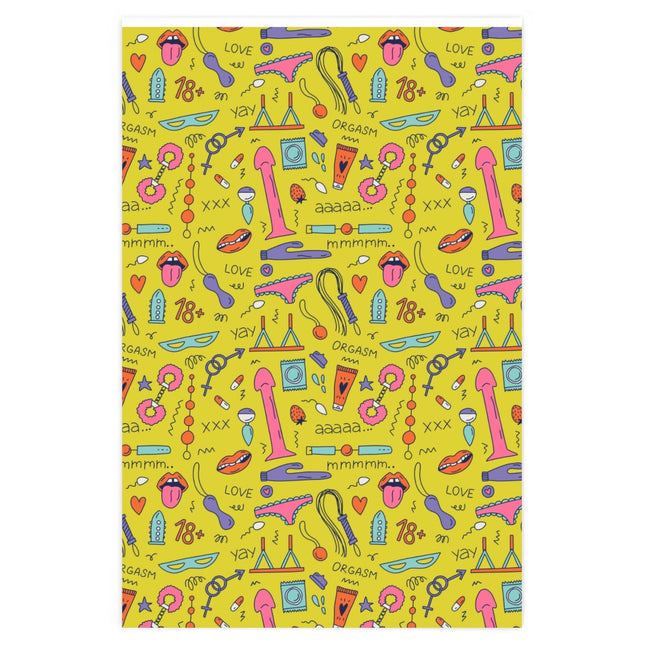 Sex Shop Wrapping Paper